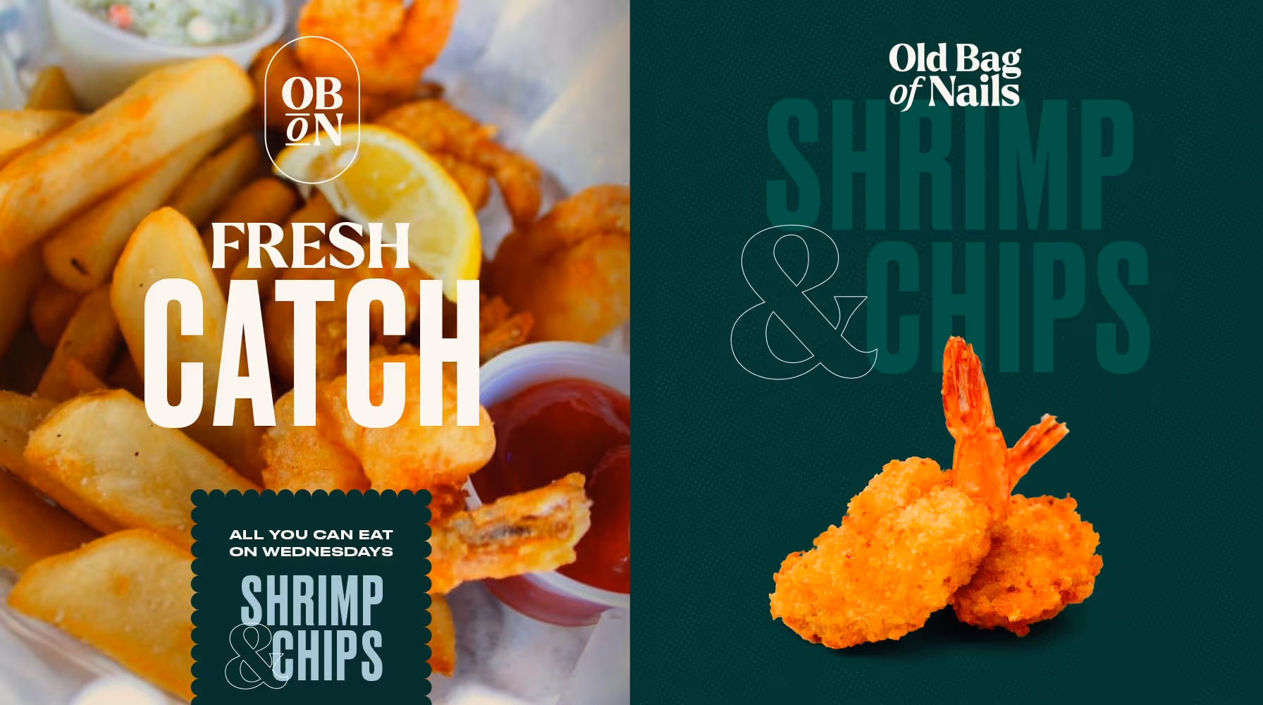 Old Bag of Nails branding