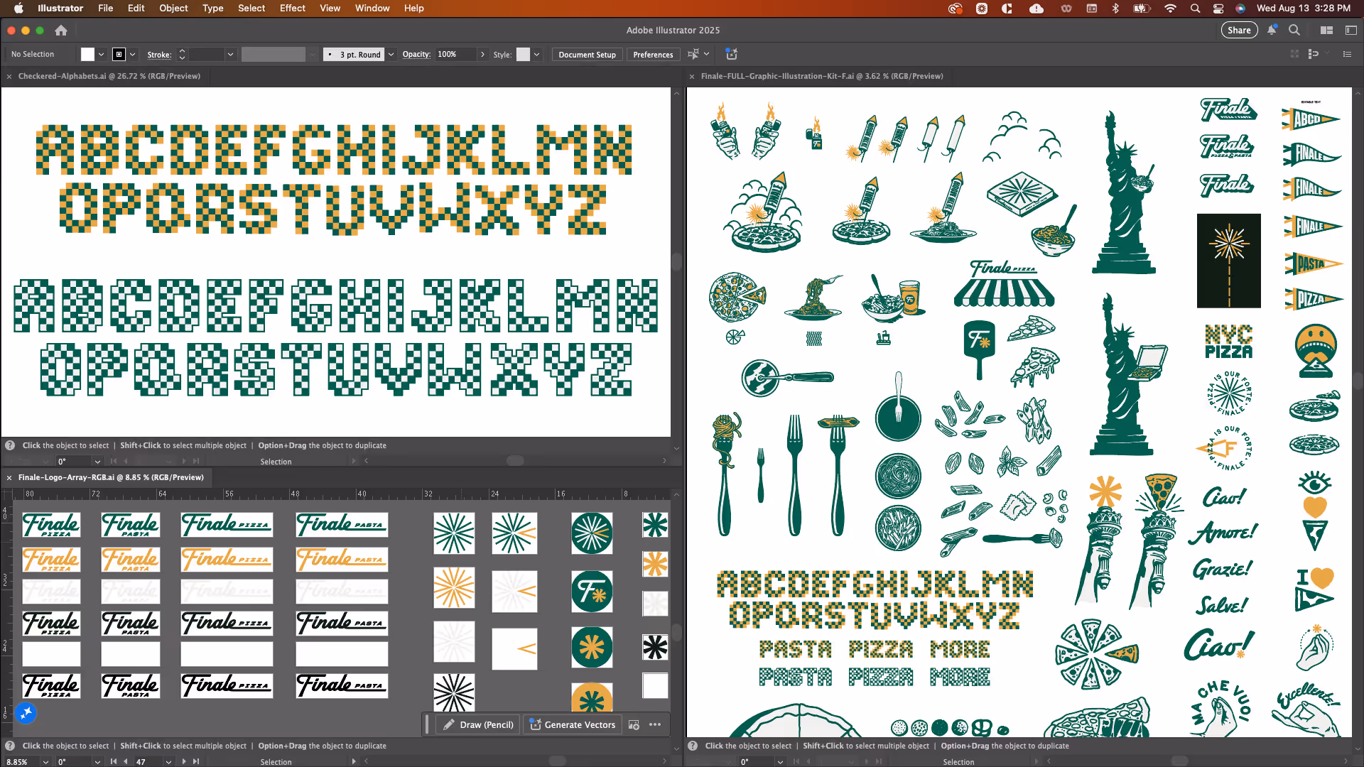 Finale Pizza illustration