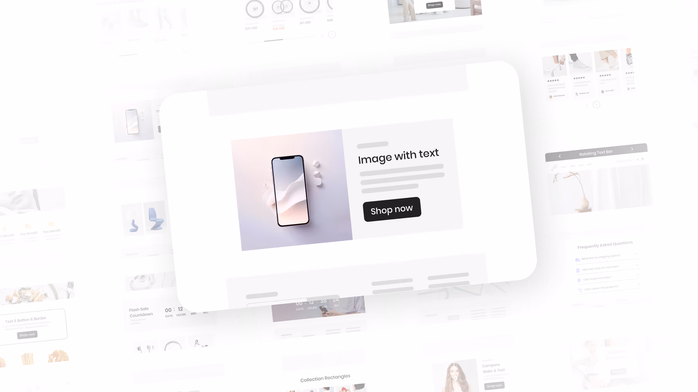 Theme Section examples