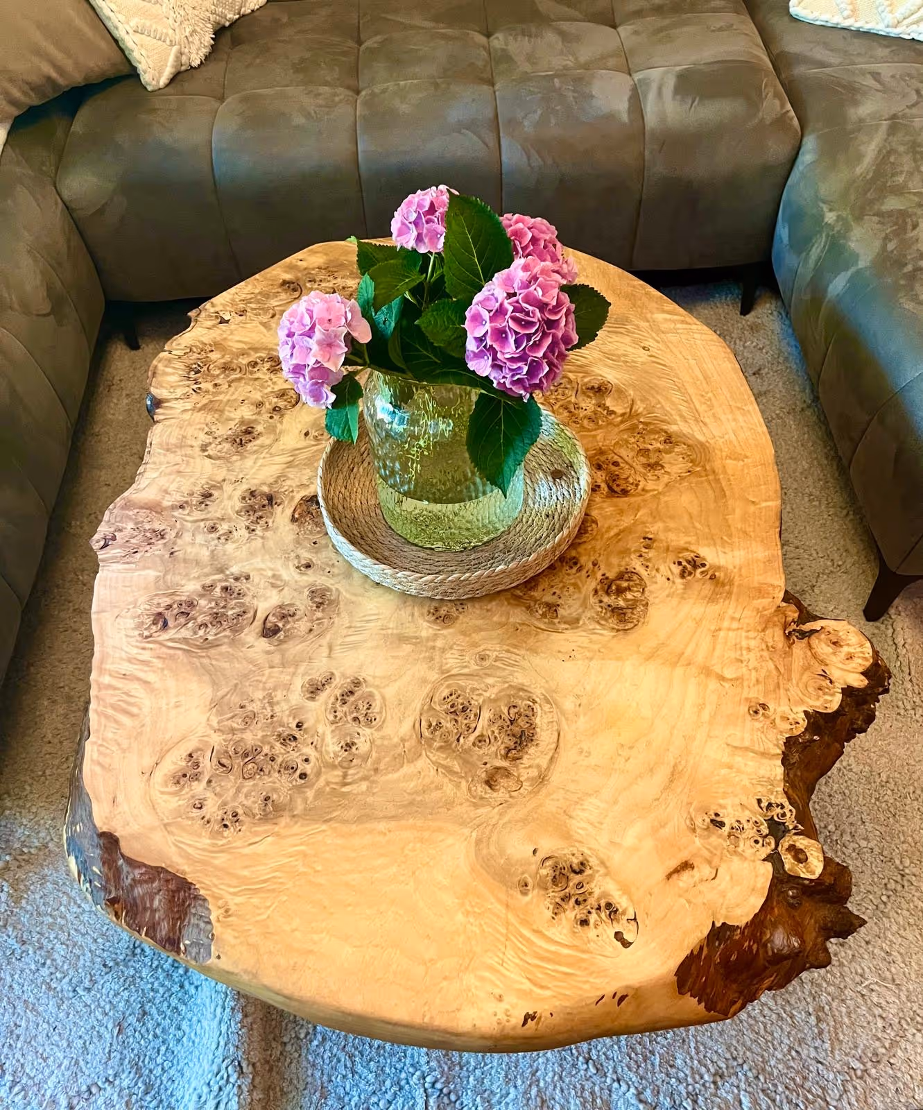 Couchtisch Baumscheibe