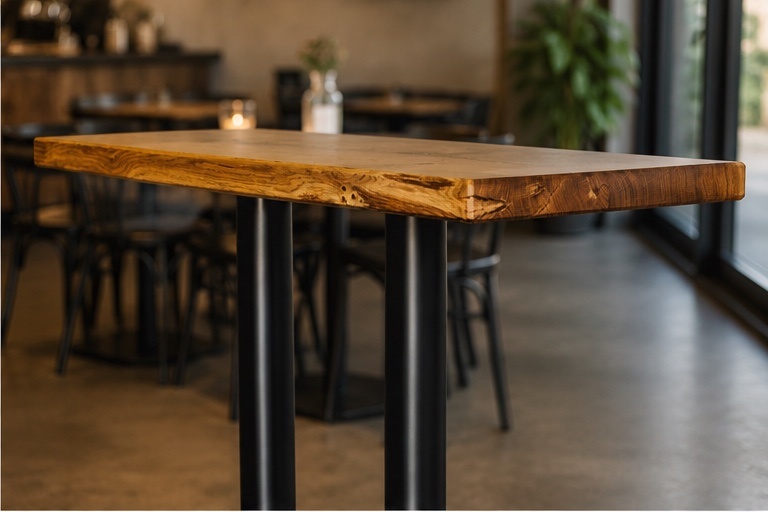 Bistrotisch Eiche massiv