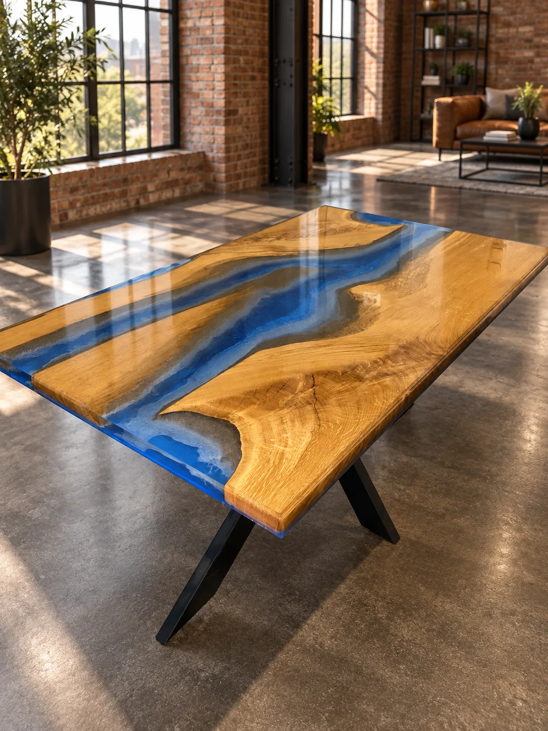 river-table-eiche-blaues-epoxidharz-kante