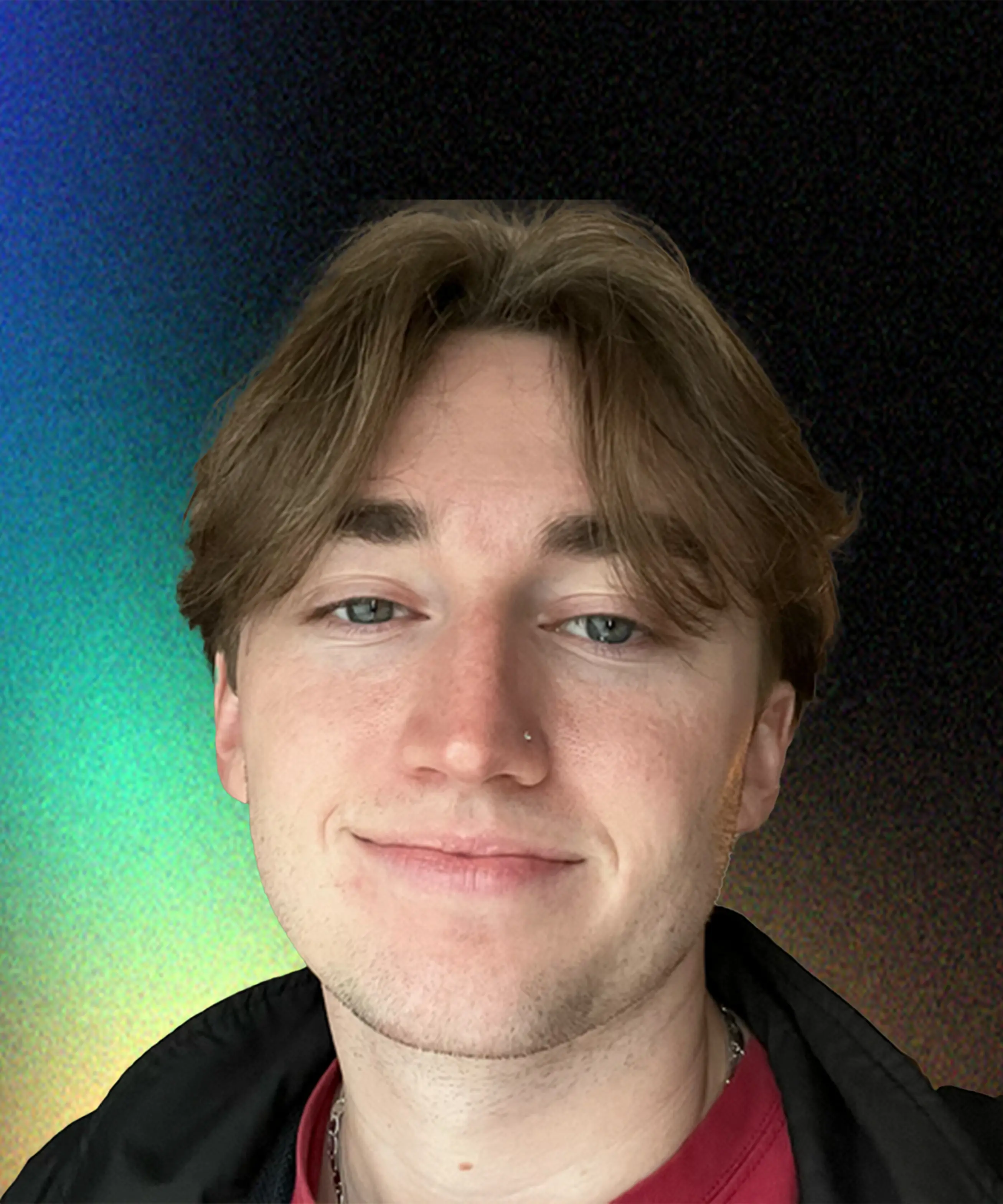 a man taking a selfie