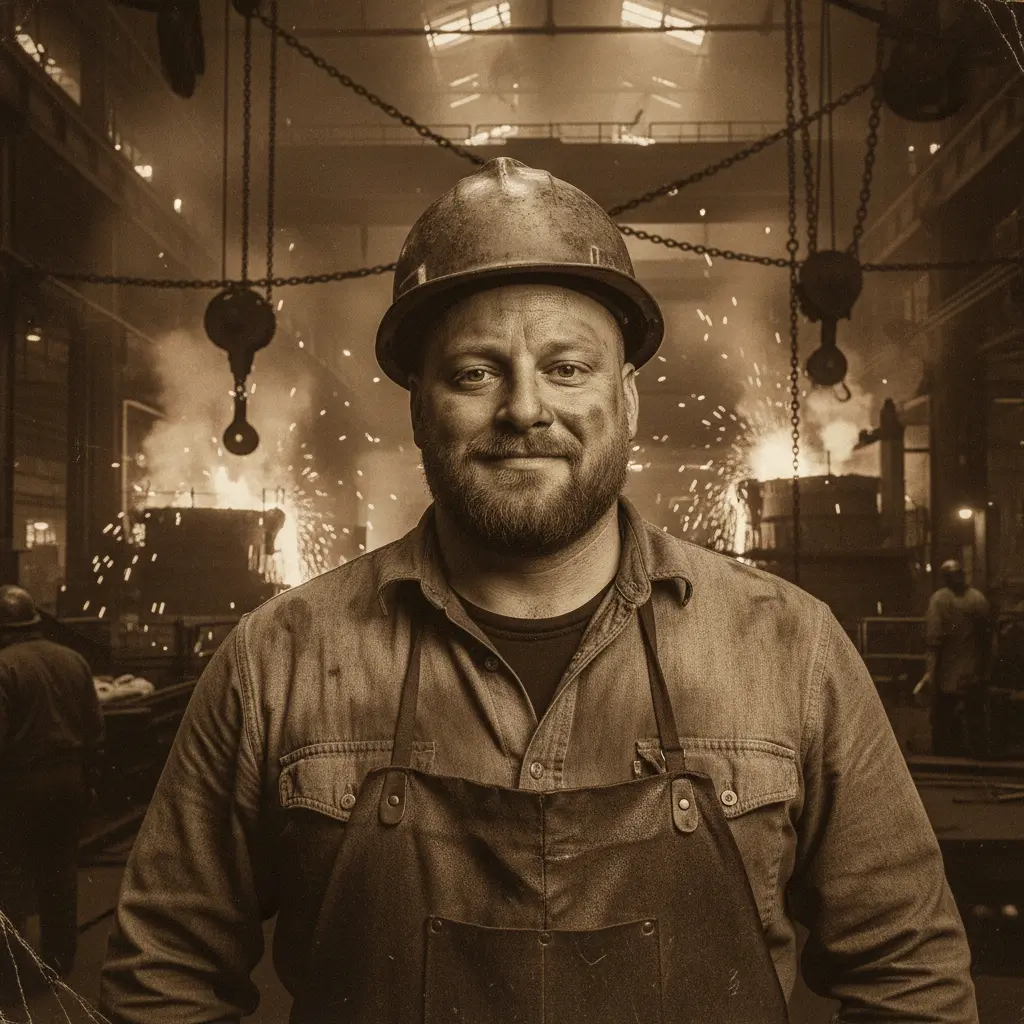 a man in a hard hat
