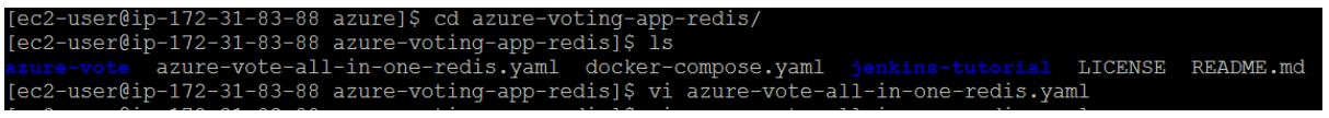 Run Apps in AKS- Update manifest file1
