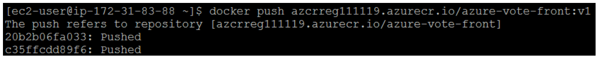 Deploy and use- Push Images to registry