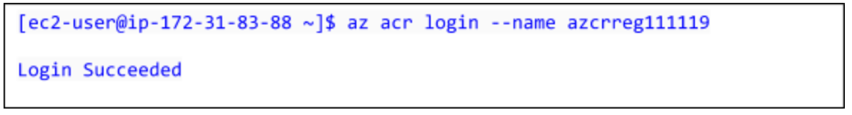 Deploy and use- Login to container registry