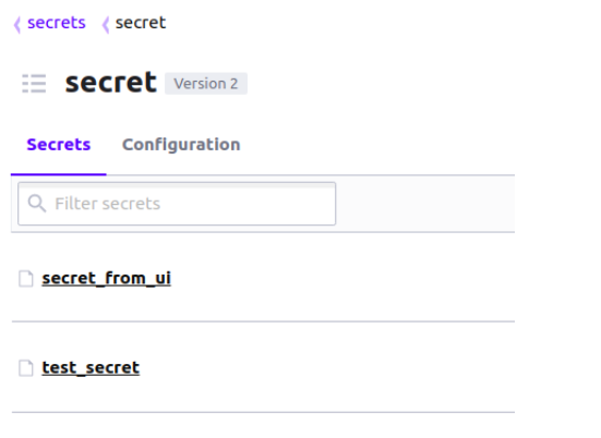 Vault Web UI Overview 9