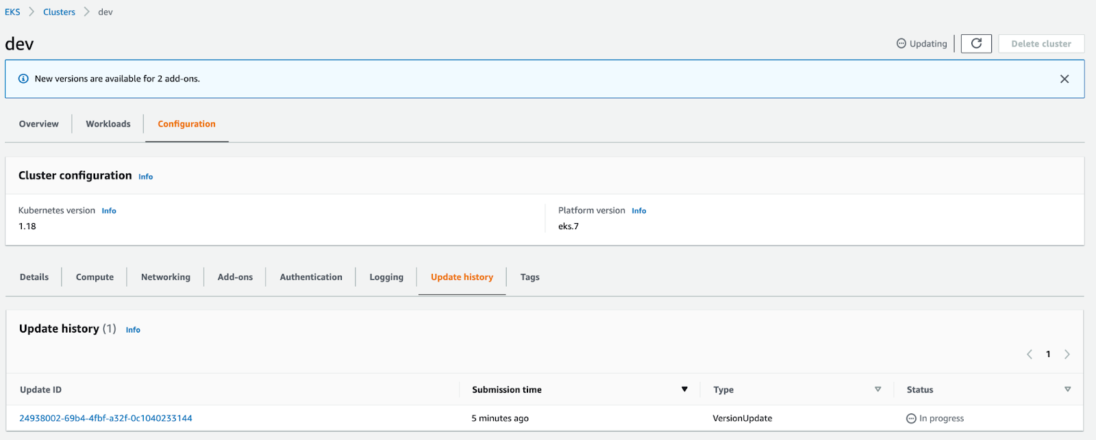 02 - How to Update the Amazon EKS Control Plane