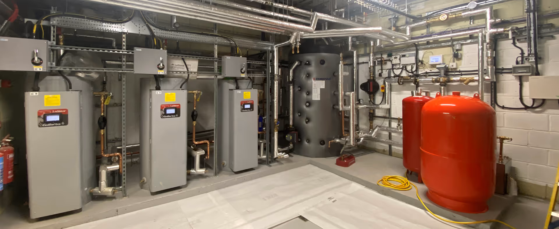 Commercial plant room