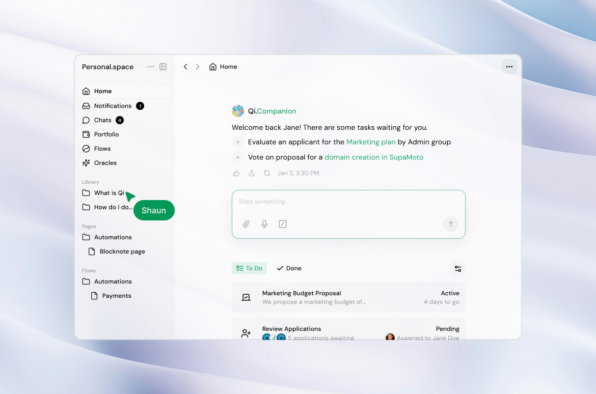 Collaborate in secure workspaces with teams and agents