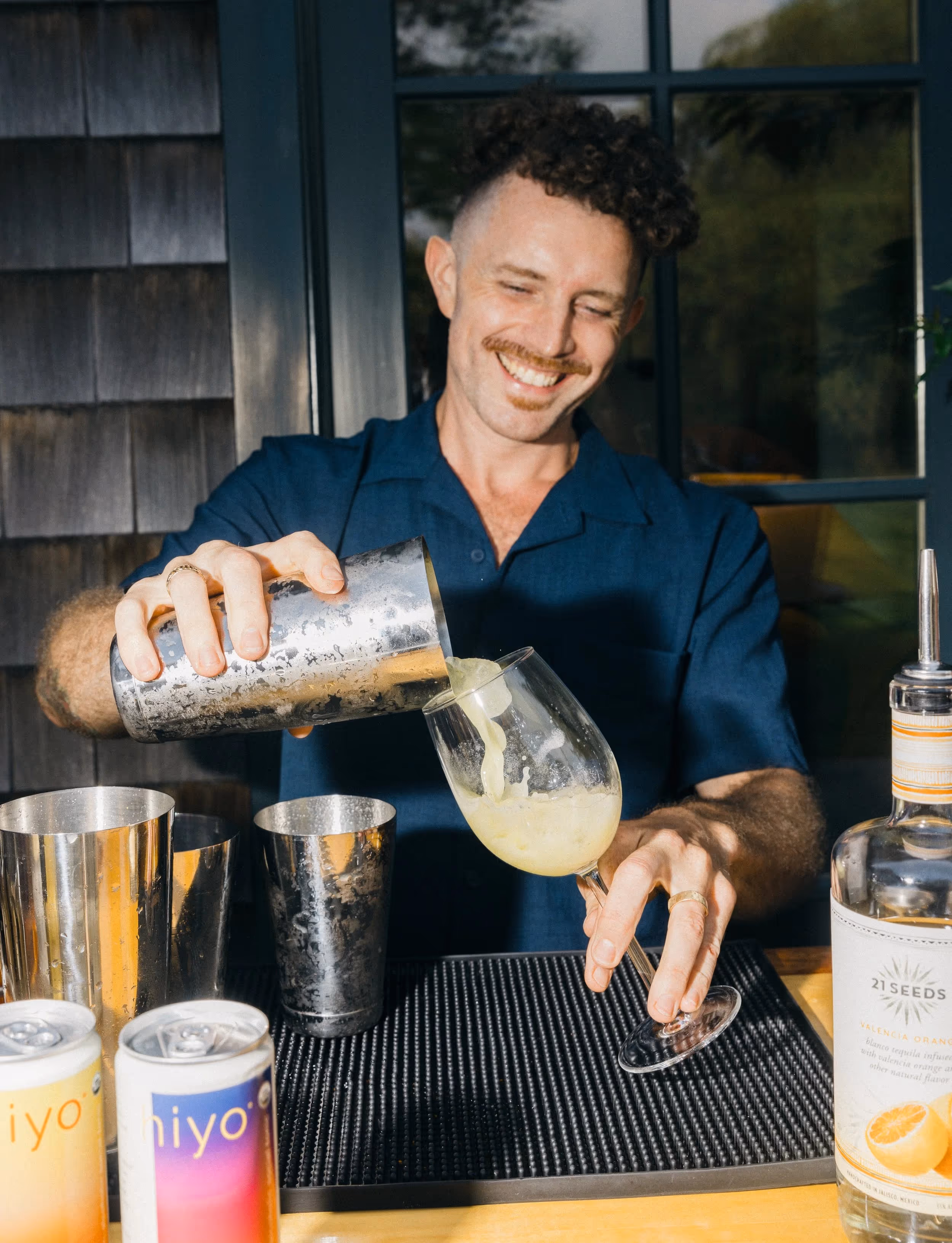 Crafting signature cocktails with precision and flair