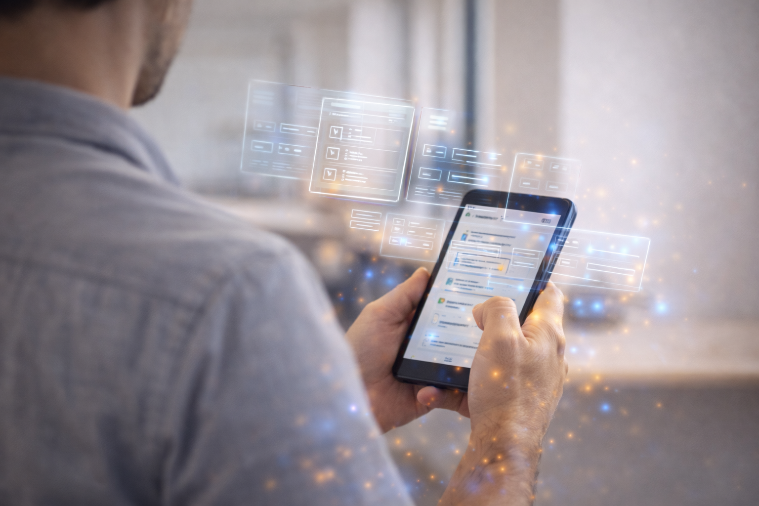 image of brainstorming session (for a productivity tools business)