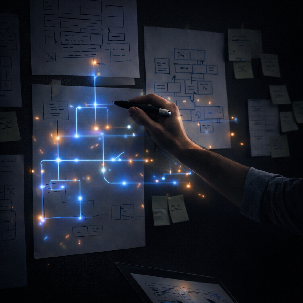 image of an office collaboration scene (for a mobility and transportation)
