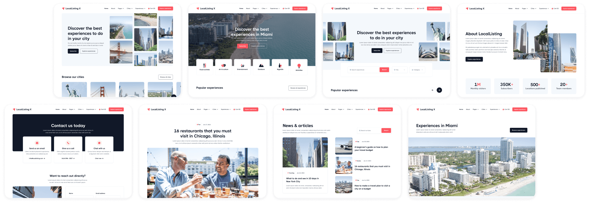 LocalListing X - Buy Now - Webflow Template