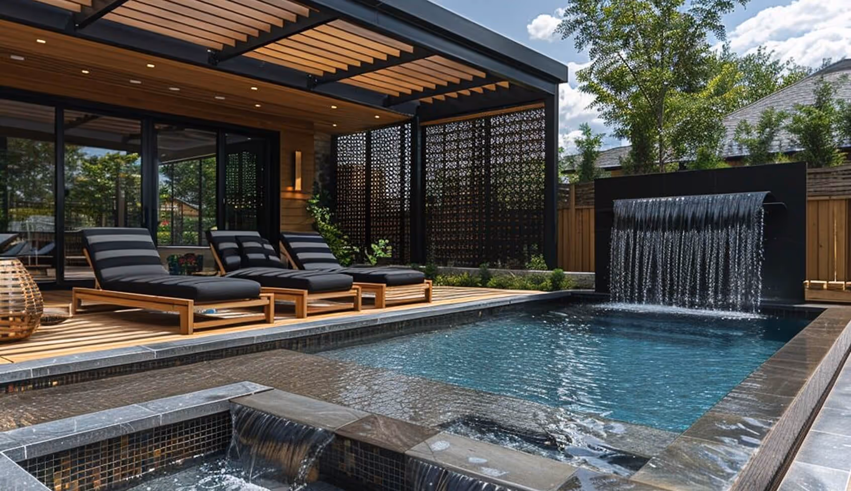 A beautifully designed pavilion that enhances outdoor living spaces.