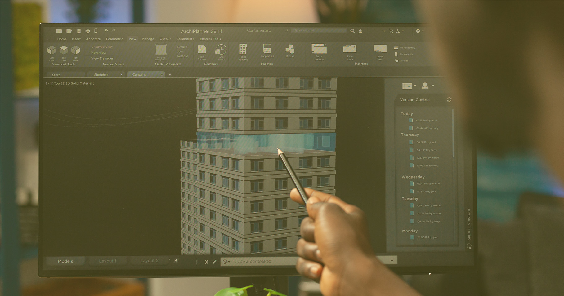 Création de plan architectural commerciaux.