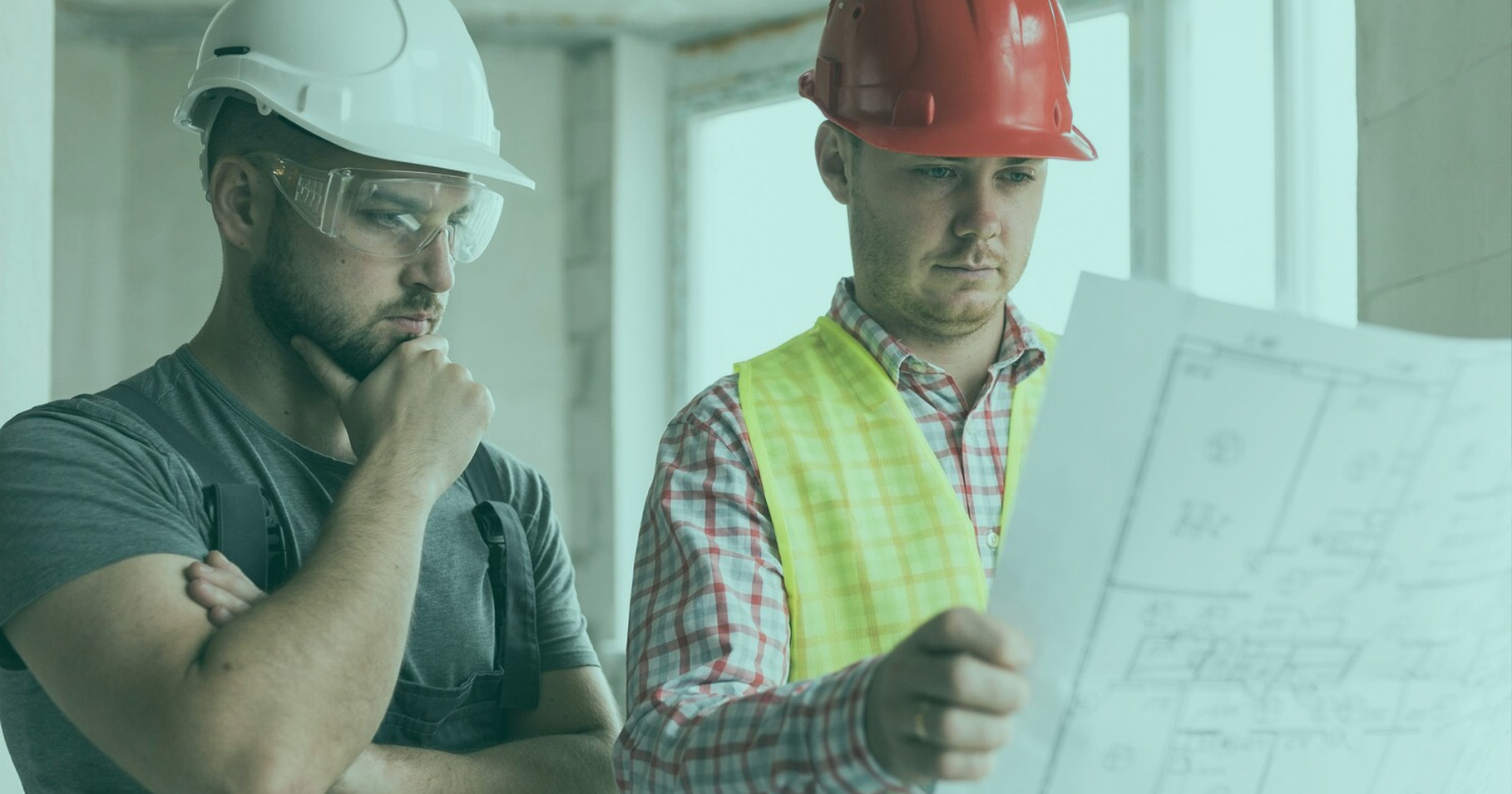 Ouvriers de construction en résolution de problème