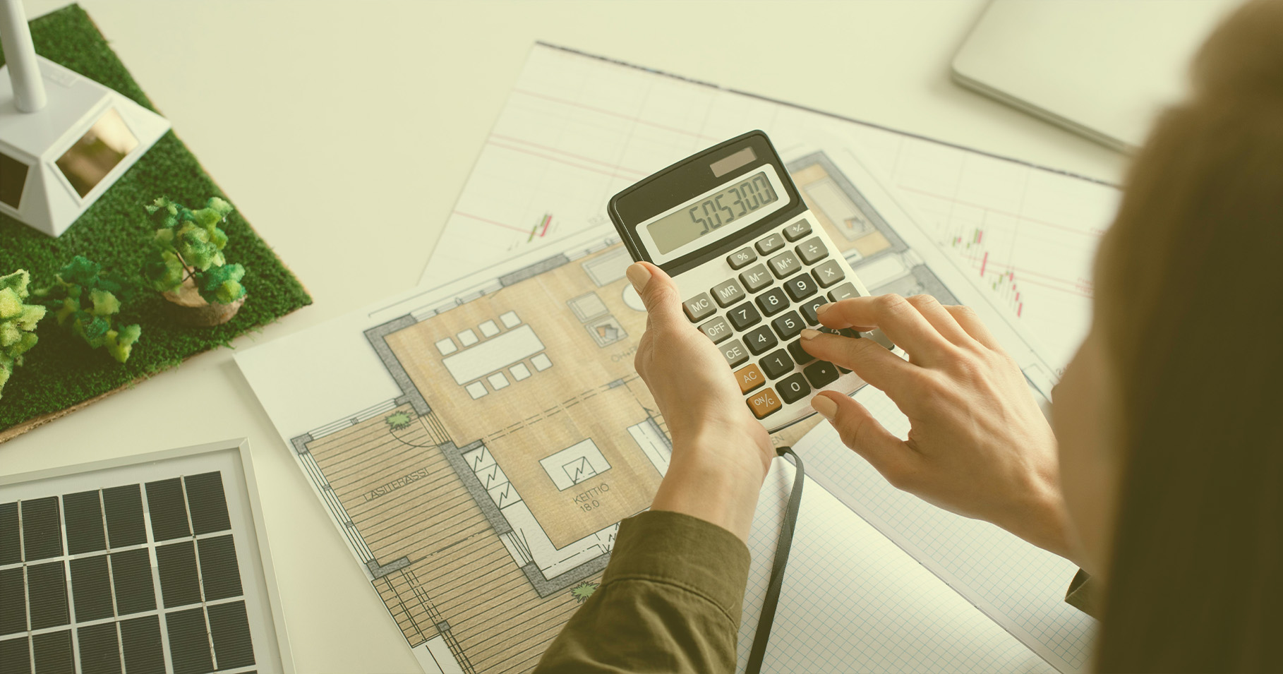 Respect du budget grâce aux plans architecturaux.