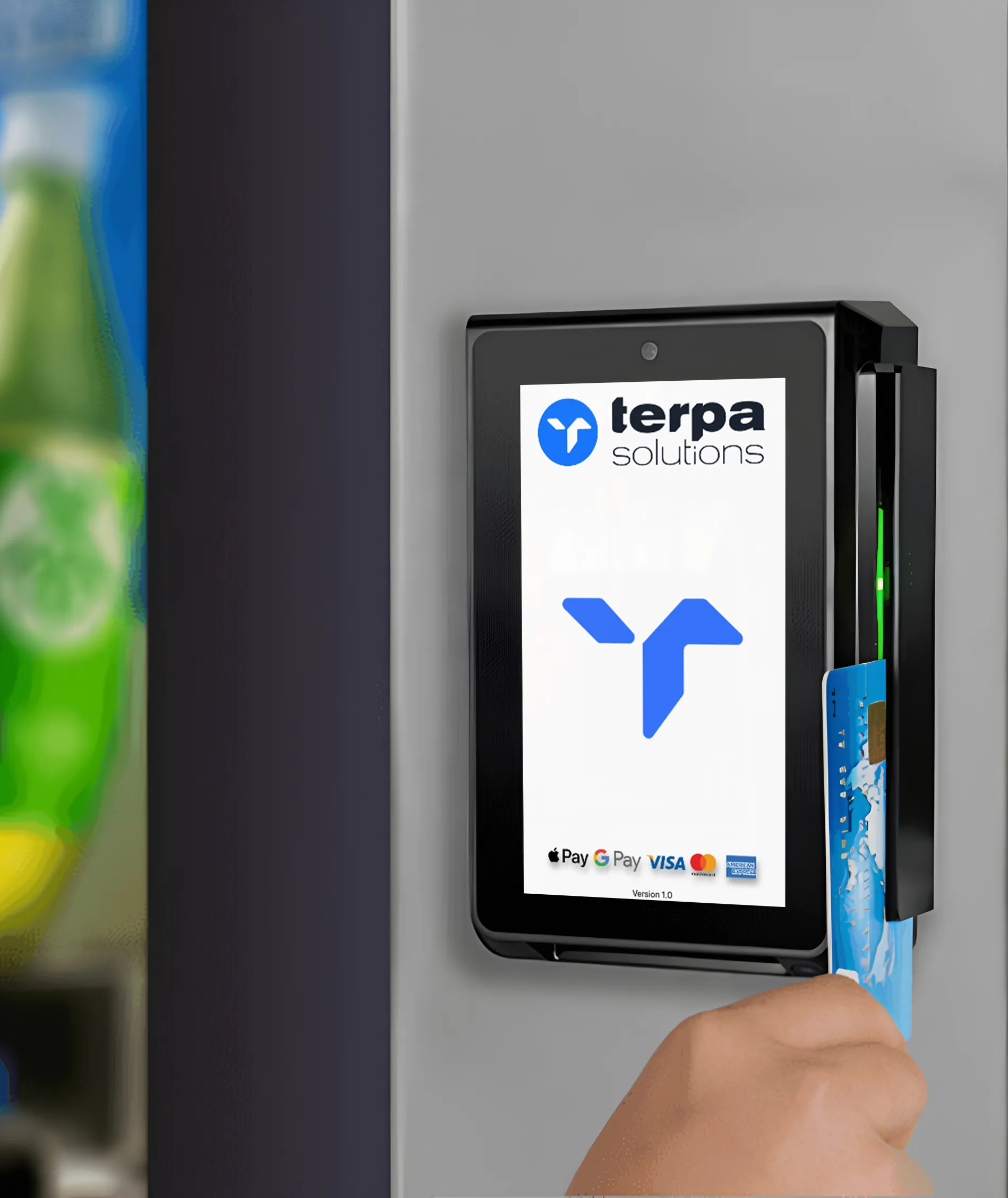 Terminal VendyOne aceptando un pago con tarjeta