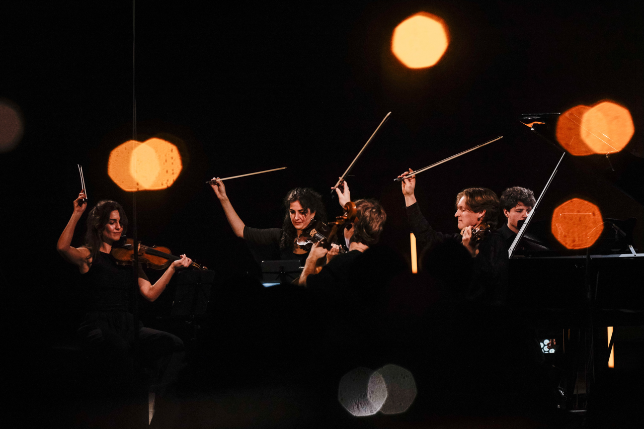 Chiara Sannicandro, Ayla Sahin, Edgar Francis, Jansen Ryser and James Morley in concert