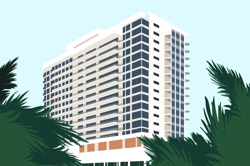 GAIA Residences Hollywood butterfly graphic