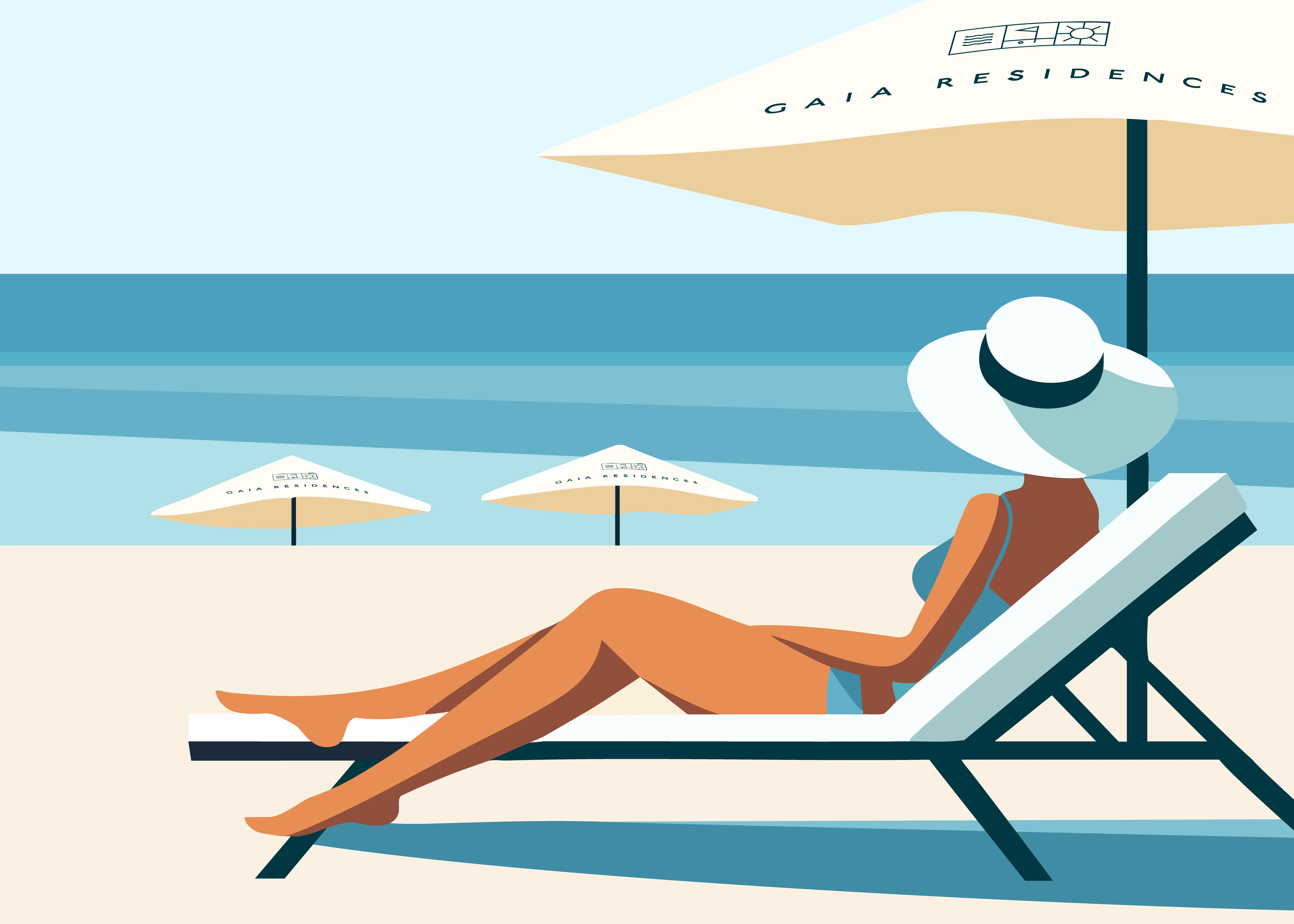 GAIA Residences Hollywood beach graphic