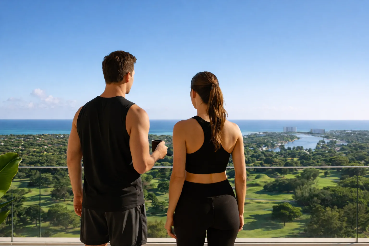 GAIA Residences Hollywood kitchen + living