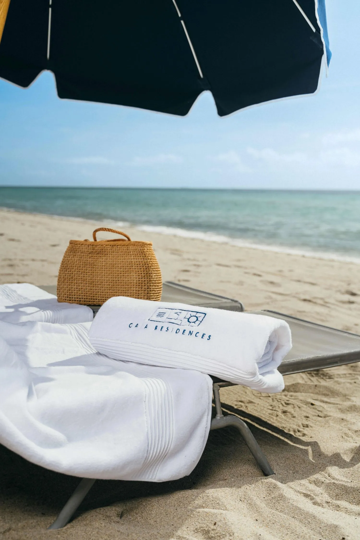 GAIA Residences Hollywood beach umbrellas