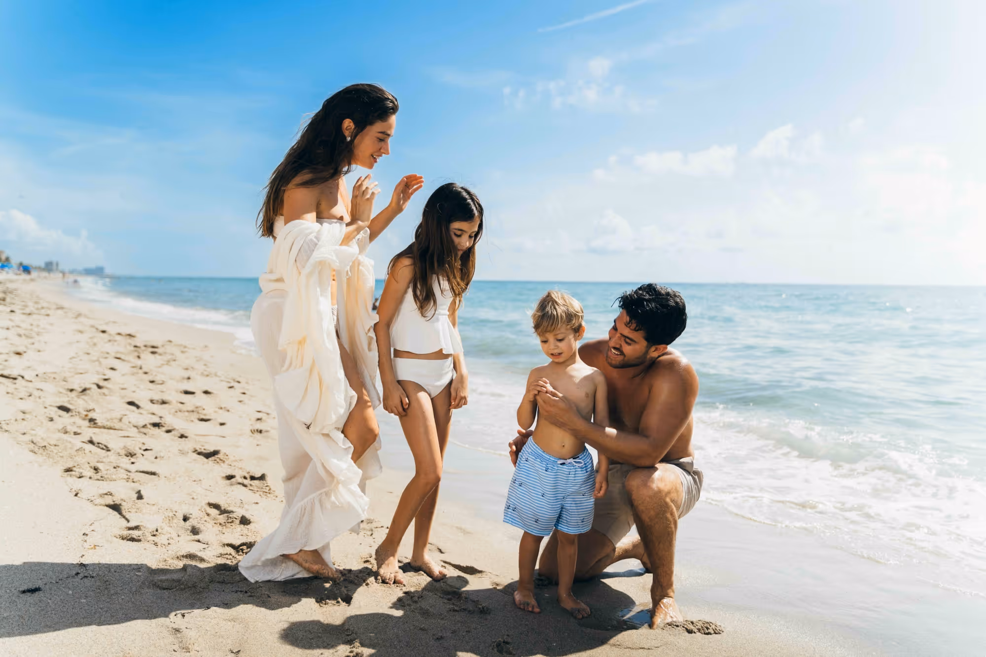 GAIA Residences Hollywood family beach day