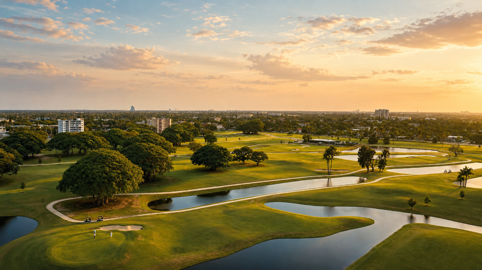 Hollywood Beach Golf Club course near GAIA Residences Hollywood