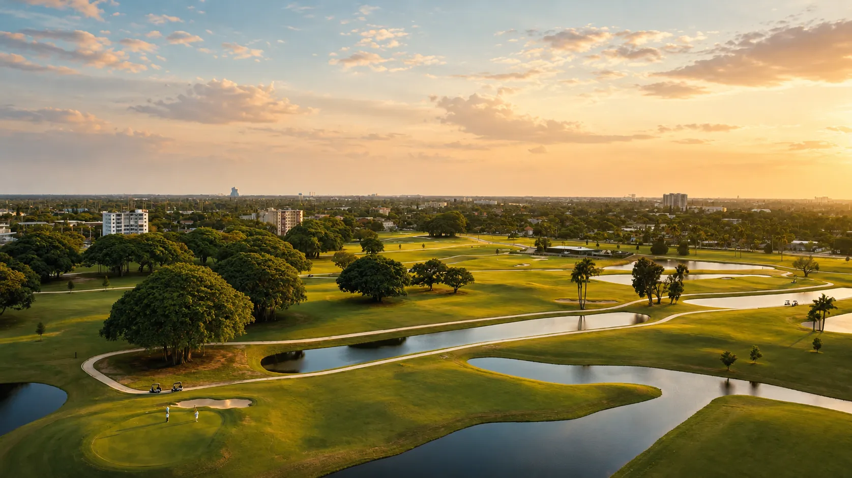 Hollywood Beach Golf Club course near GAIA Residences Hollywood