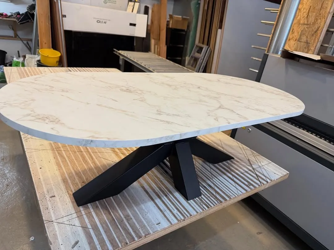 Tafel op maat rond, ronde tafel maatwerk door SA Meubels Harderwijk