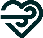 Heart outline with a rightward arrow inside, symbolizing results or progress.