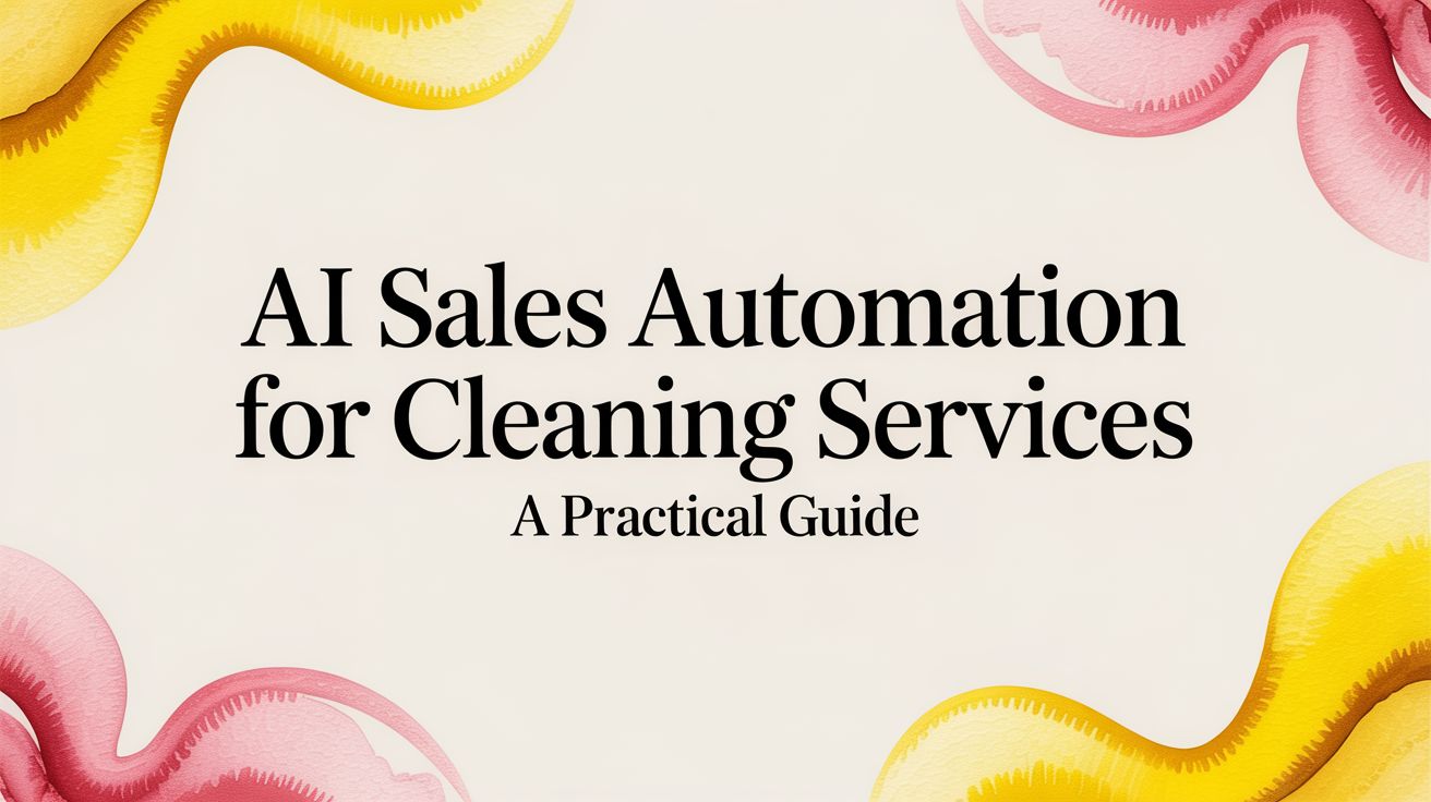 AI Sales Automation for Cleaning Services A Practical Guide