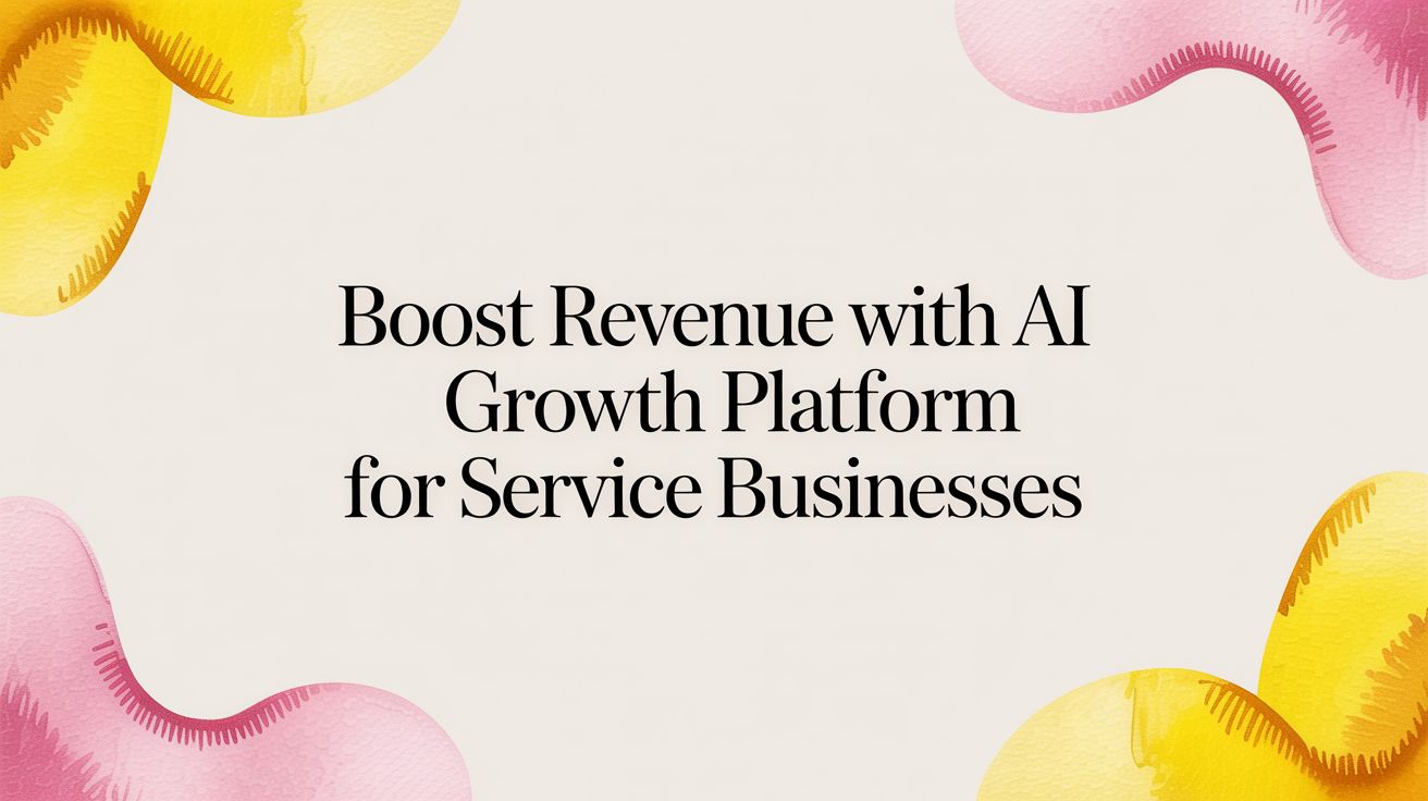 Boost Revenue with ai growth platform for service businesses