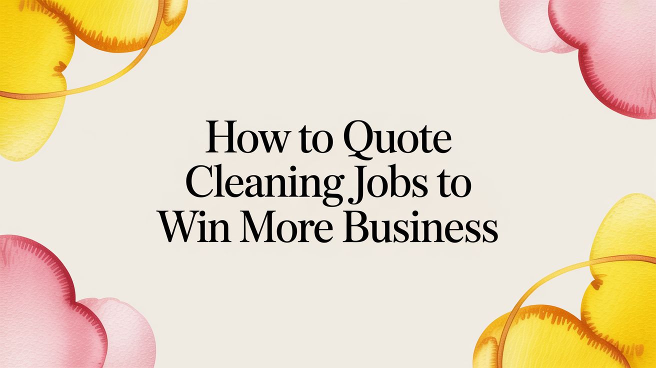 How to Create Cleaning Job Estimates to Win More Business