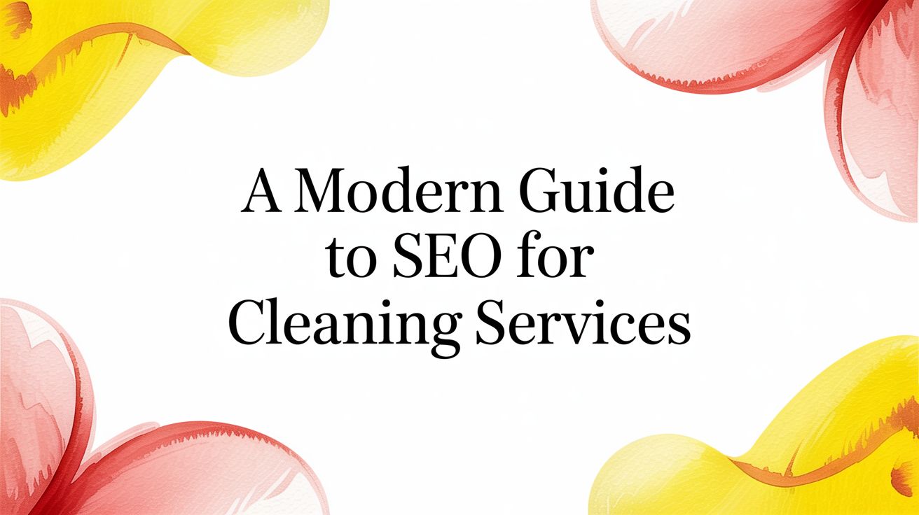 A Modern Guide to SEO for Cleaning Services