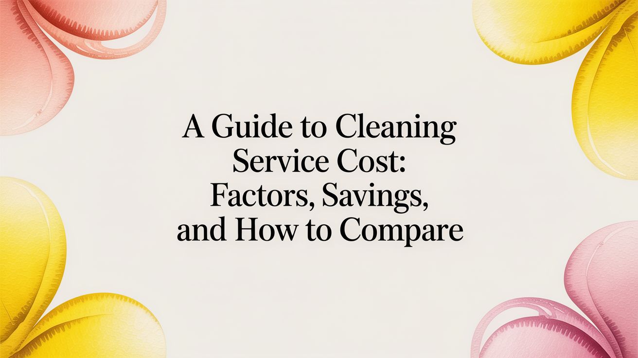 A Guide to cleaning service cost: Factors, Savings, and How to Compare