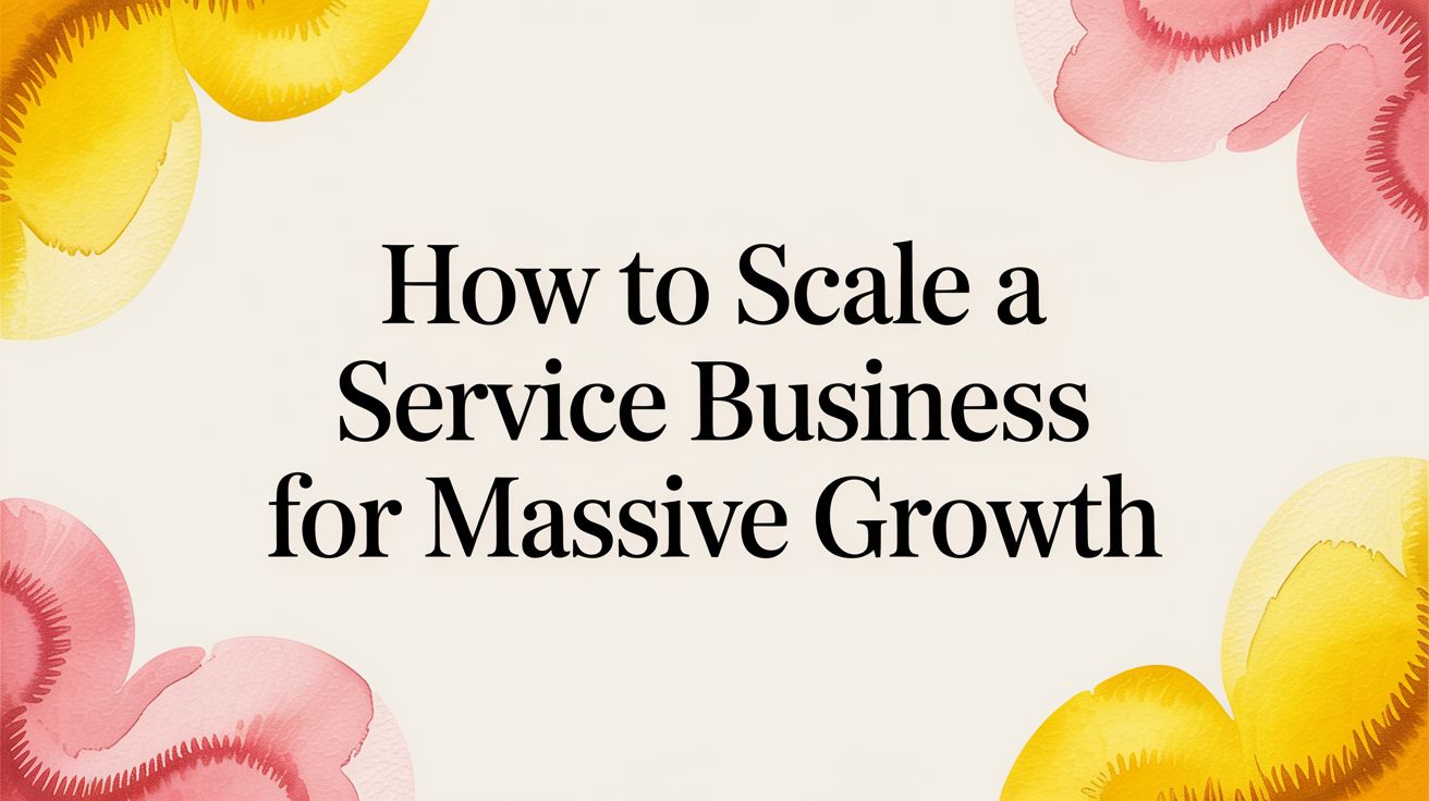 How to Scale a Service Business for Massive Growth