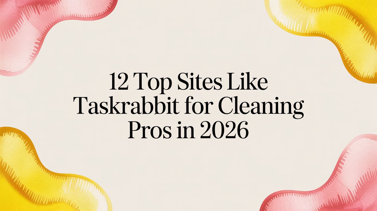 12 Top Sites Like TaskRabbit for Cleaning Pros in 2026