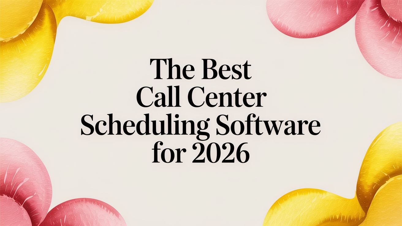 The Best Call Center Scheduling Software for 2026