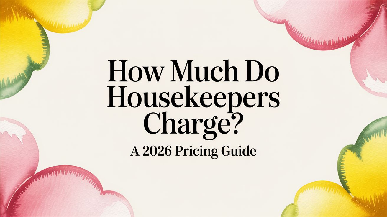 How Much Do Housekeepers Charge? A 2026 Pricing Guide