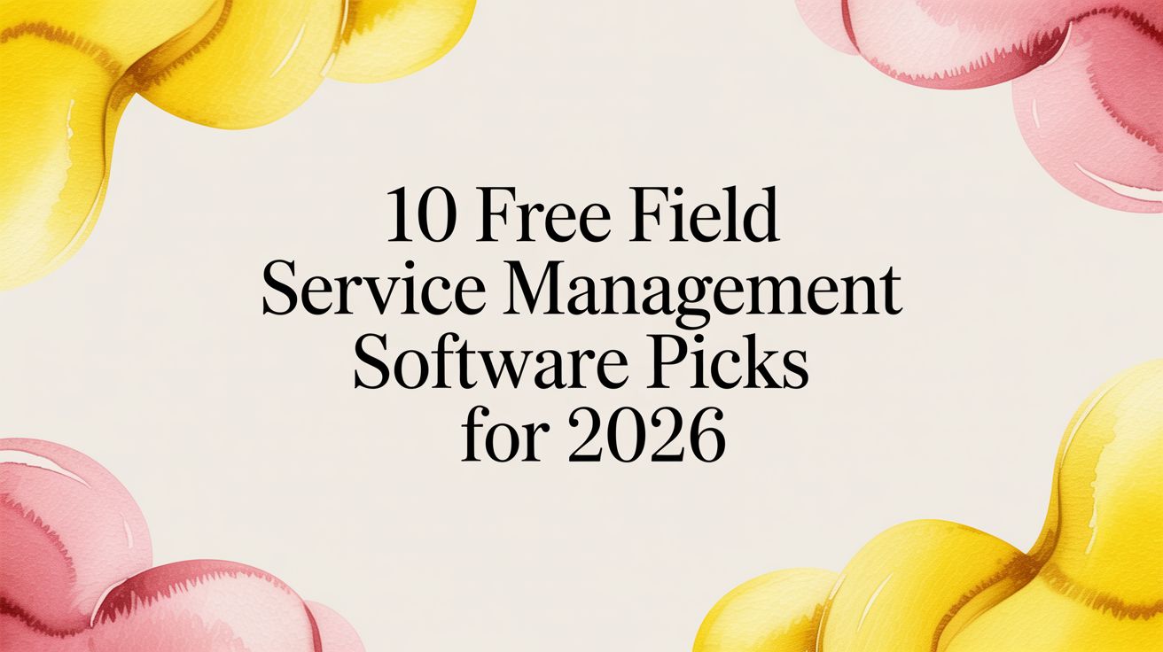10 Free Field Service Management Software Picks for 2026