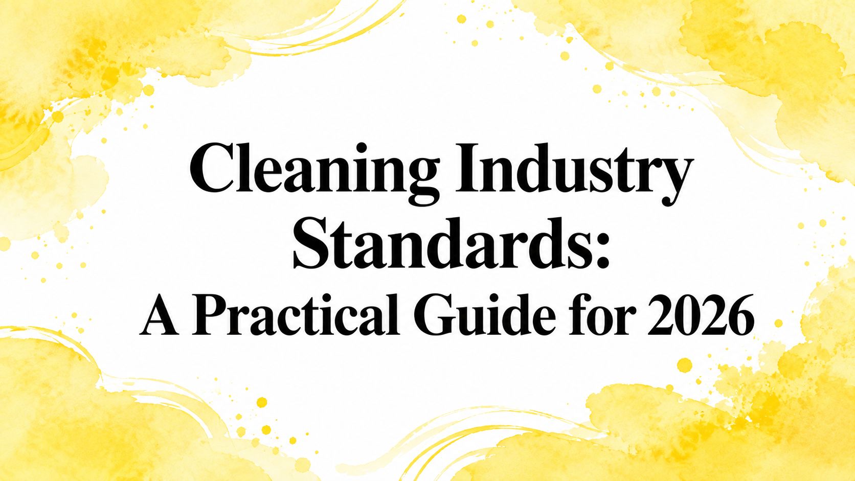 Cleaning Industry Standards: A Practical Guide for 2026