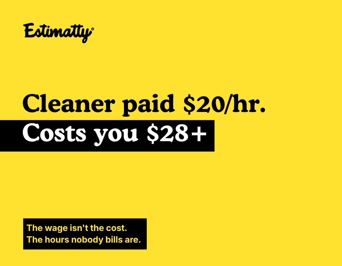 Labor and Burden Rates for Cleaning Estimates