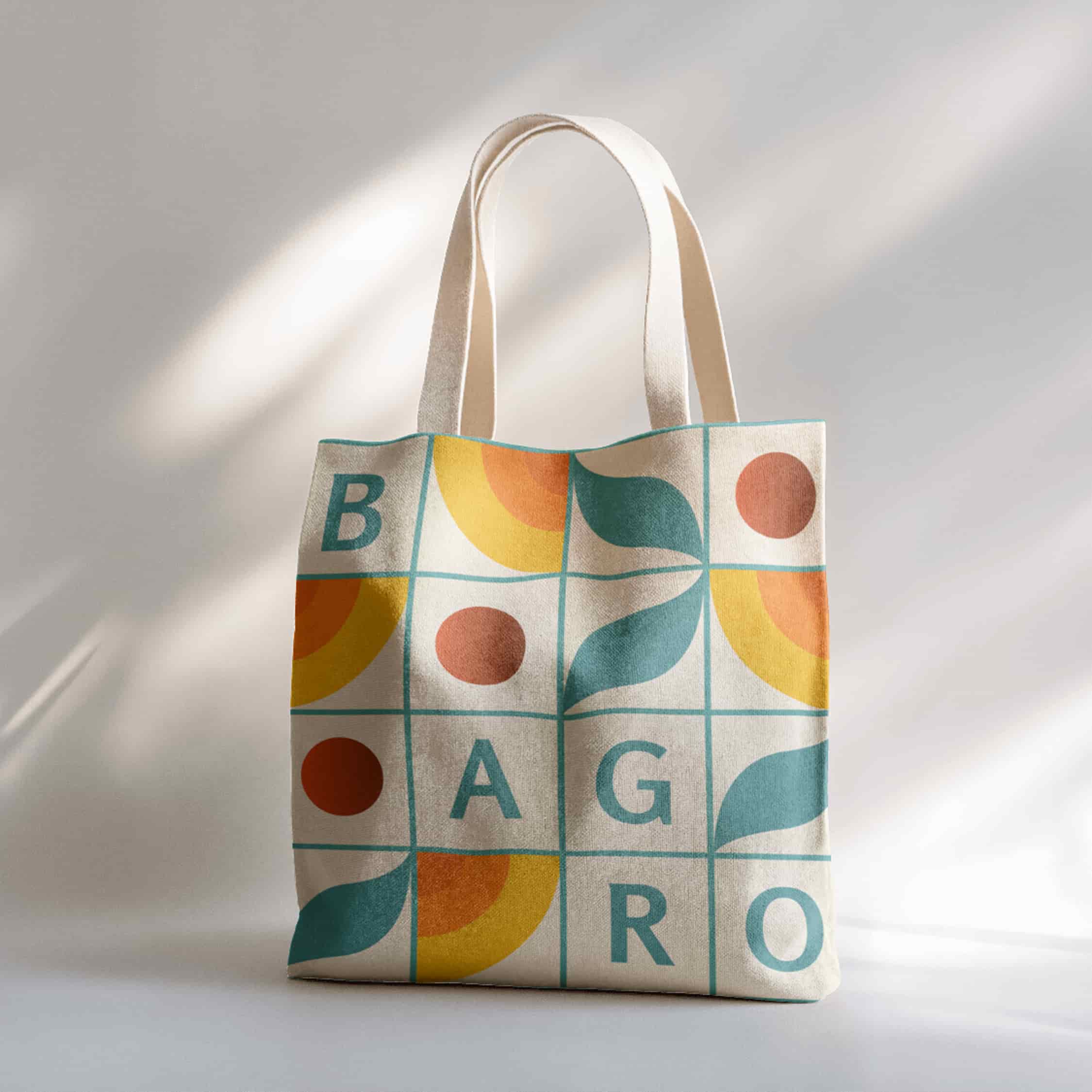 Branding asset for a coffee brand, B agro mixed with coffee branding visuals.