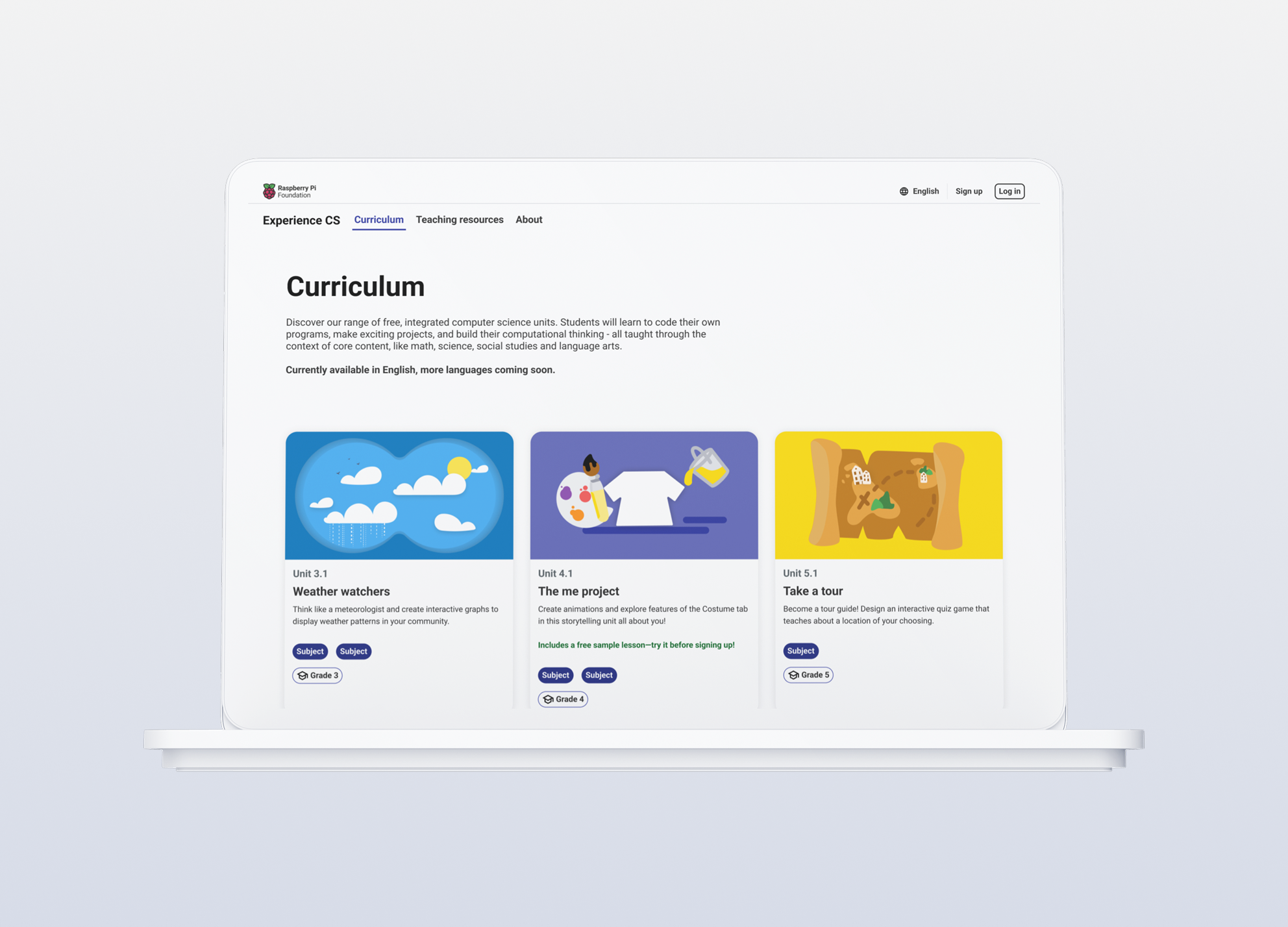 Experience CS ✷ Raspberry Pi Foundation