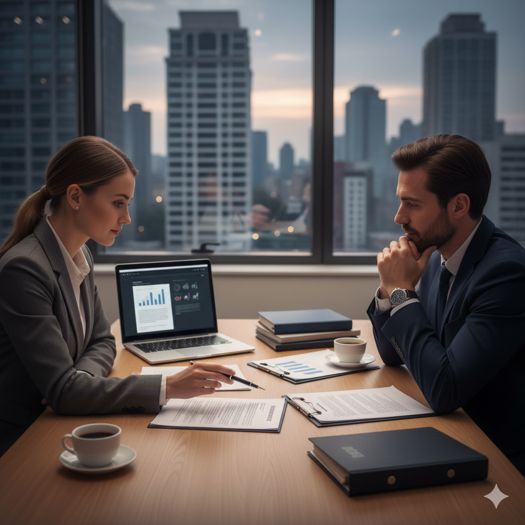 image of expert panel discussing blockchain