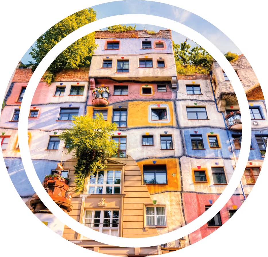 picturesque golf court with palm trees and blue skies
